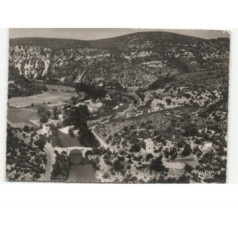 SAINT-ETIENNE-d'ISSENSAC: les gorges de l'hérault vue aérienne 10x15 - très bon état