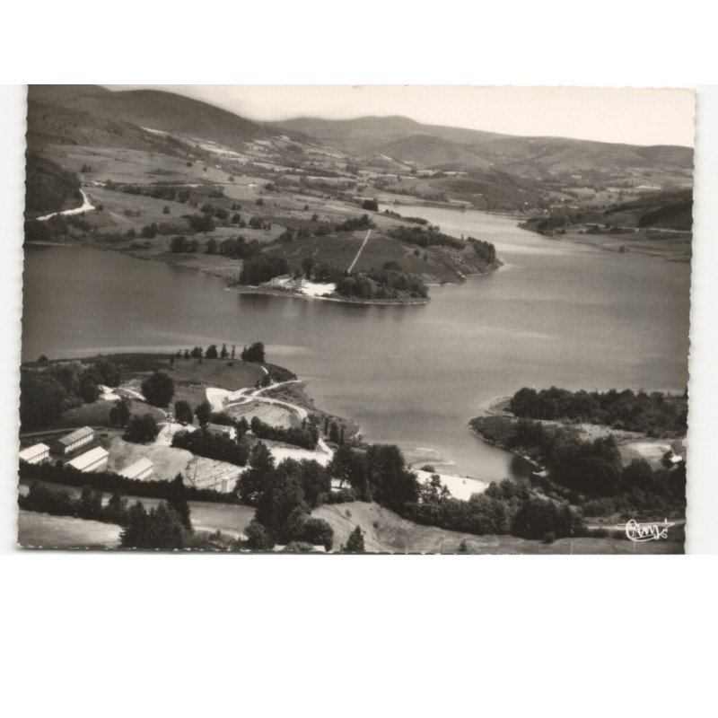 LA SALVETAT-sur-AGOUT: le barrage de ravière vue aérienne 10x15 - très bon état