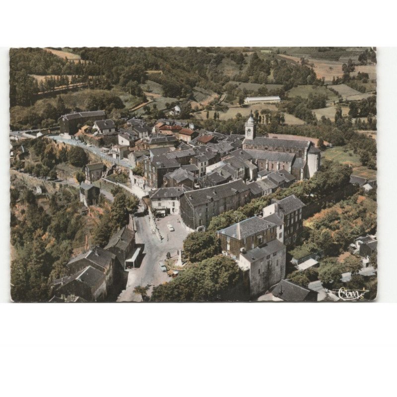 LA SALVETAT-sur-AGOUT: vue générale, centre ville vue aérienne 10x15 - très bon état