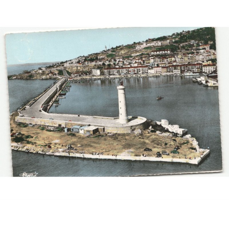SETE: le port vue aérienne 10x15 - très bon état