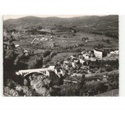 LA SALVETAT-sur-AGOUT: vue sur le pont neuf vue aérienne 10x15 - très bon état