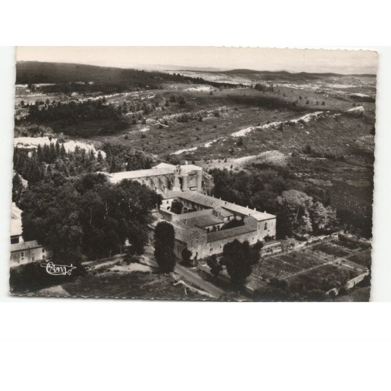 VALMAGNE: abbaye vue aérienne 10x15 - très bon état