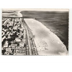 VALRAS-PLAGE: perspective de la plage et le boulveard front de mer vue aérienne 10x15 - très bon état