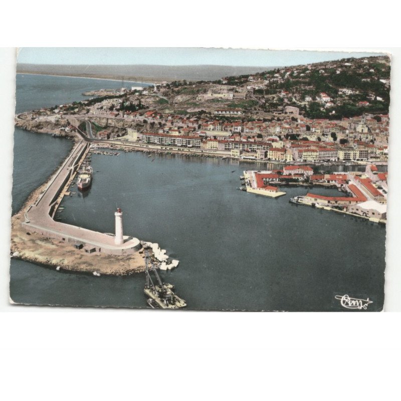 SETE: vue panoramique vue aérienne 10x15 - très bon état