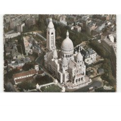 PARIS: le sacre-coeur vue aérienne 10x15 - très bon état