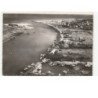 VALRAS-PLAGE: l'orb, au 1er plan, le club nautique, dans le fond, valras-plage vue aérienne 10x15 - très bon état
