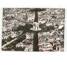 PARIS: l'étoile et l'arc de triomphe vue aérienne 10x15 - très bon état