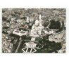 PARIS: le sacre-coeur, les jardins vue aérienne 10x15 - très bon état