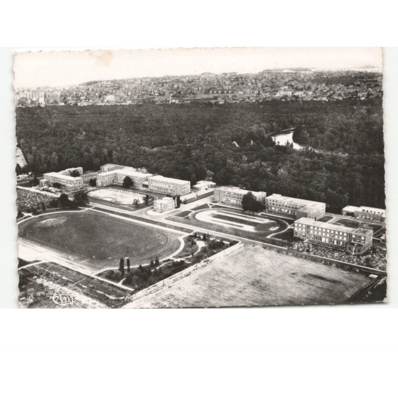 PARIS: bois de vincenne, centre national d'education physique de joinville vue aérienne 10x15 - très bon état