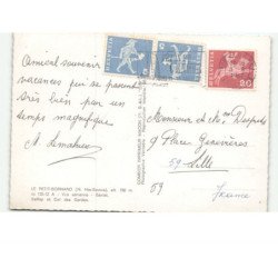 LE PETIT-BORNAND: saxiat, beffay et col des gardes vue aérienne 10x15 - état
