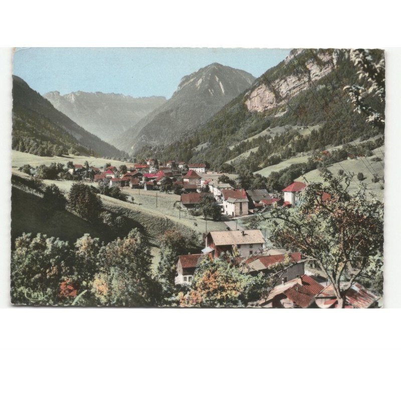LES PETIT-BORNAND - LES GLIERES: vue générale vue aérienne 10x15 - très bon état