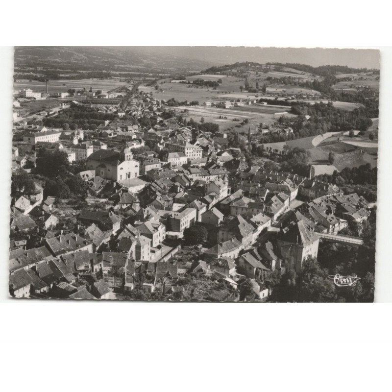 RUMILLY: vue panoramique vue aérienne 10x15 - très bon état