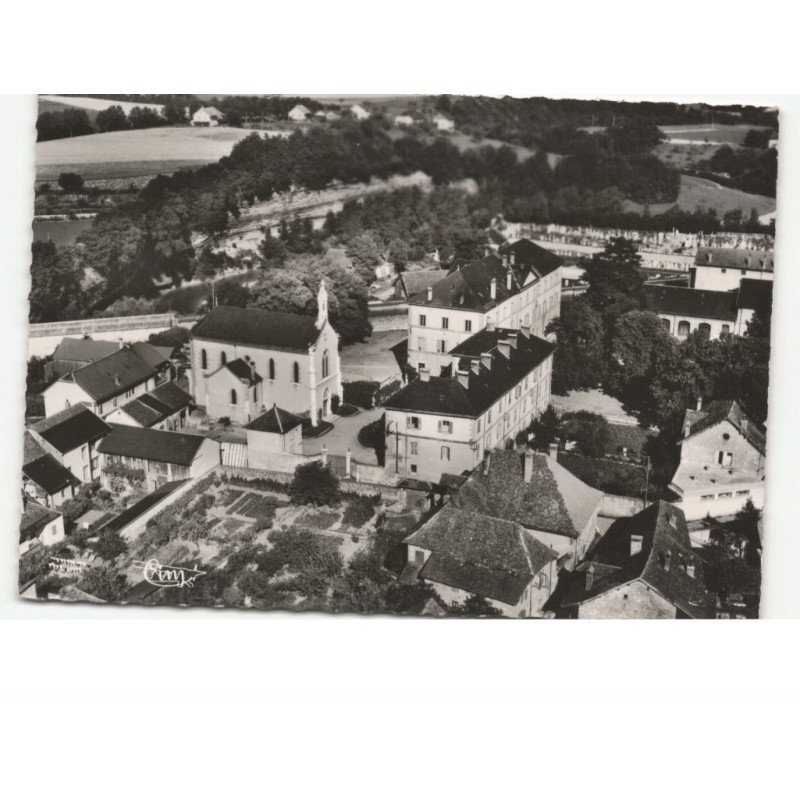 RUMILLY: le collège sainte-marie vue aérienne 10x15 - très bon état