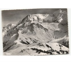 SAINT-GERVAIS: le plateau de bellevue, le glacier et l'aiguille de bionnassay vue aérienne 10x15 - très bon état
