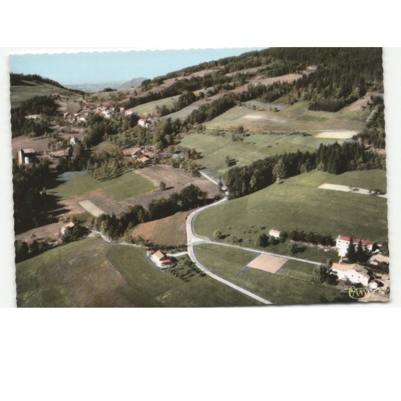 SAXEL: vue générale vue aérienne 10x15 - très bon état