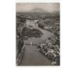 SEYSSEL: les deux, le rhône, le pont et le barrage vue aérienne 10x15 - très bon état
