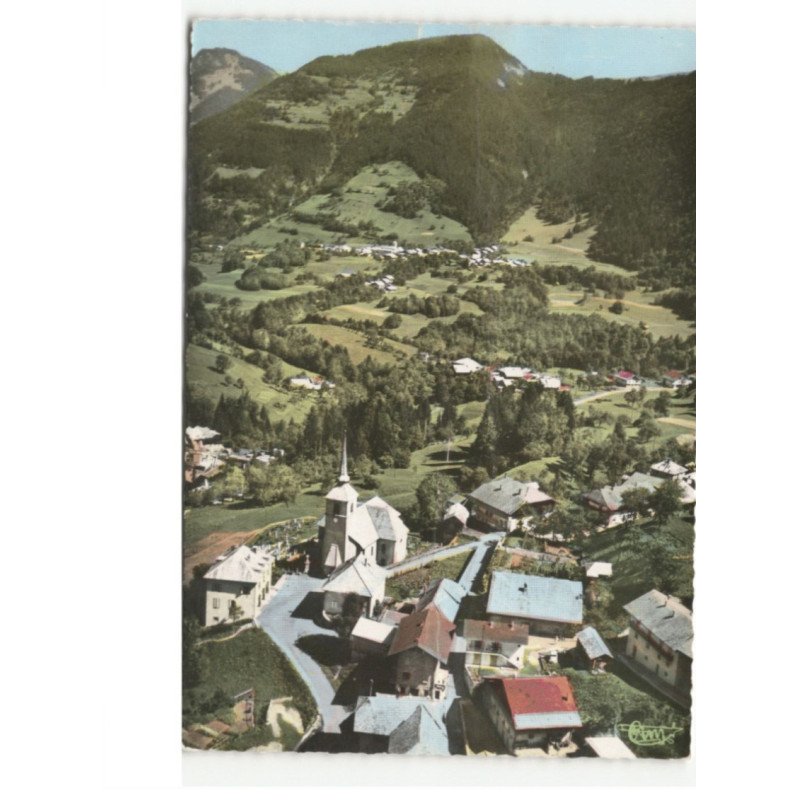 SEYTROUX: chef-lieu au fond, le biot vue aérienne 10x15 - état