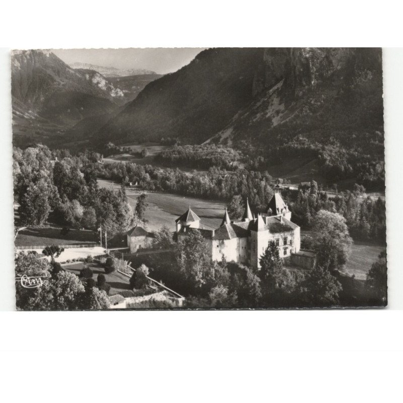 THORENS-GLIERES: château de sâles vue aérienne 10x15 - très bon état