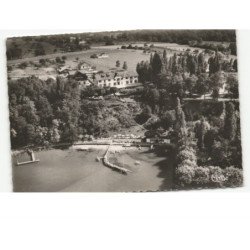 YVOIRE: village médiéval XIVe siècle, hôtel restaurant des falaises vue aérienne 10x15 - très bon état