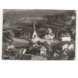 VONGY: l'église, notre-dame du léman vue aérienne 10x15 - très bon état