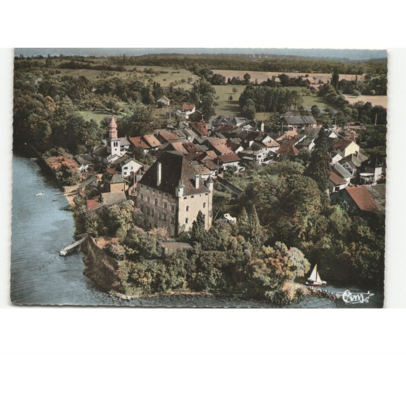 YVOIRE: vue générale, village médiéval vue aérienne 10x15 - très bon état