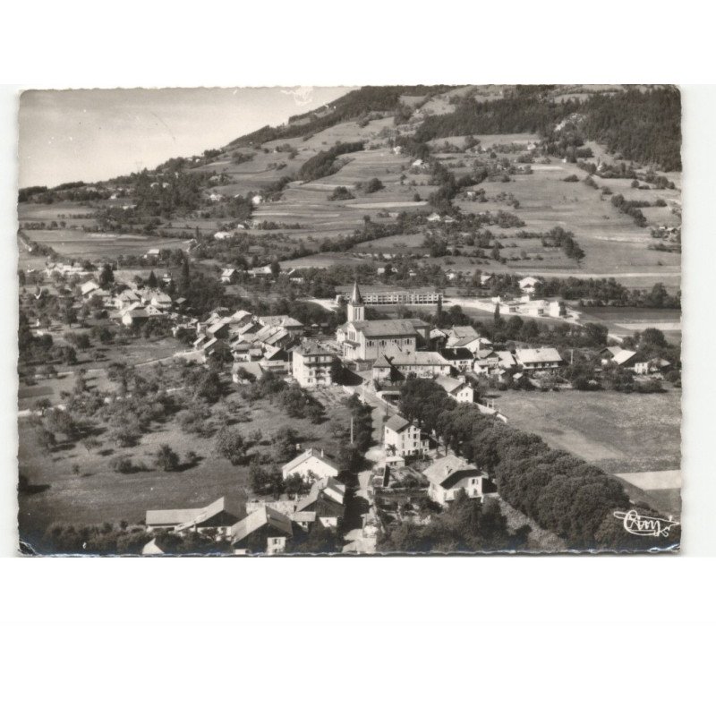 VIUZ-en-SALLAZ: vue générale vue aérienne 10x15 - très bon état
