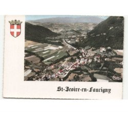 SAINT-JEOIRE-en-FAUCIGNY: vue panoramique vue aérienne 10x15 - très bon état