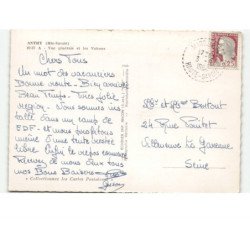 ANTHY: vue générale et les voirons vue aérienne 10x15 - très bon état