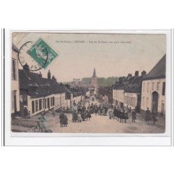 FRUGES : rue de st-omer, vue prise d'en-haut - etat