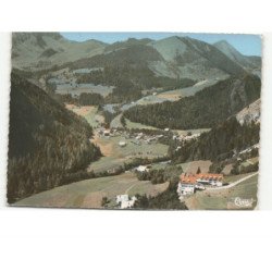 ABONDANCE: vue panoramique "la bichette" vue aérienne 10x15 - très bon état