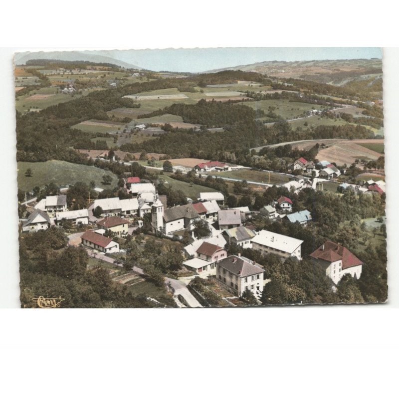 ALLOUZIER: vue générale vue aérienne 10x15 - état