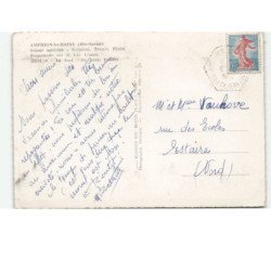 AMPHION-les-BAINS: séjour agréable, natation, tennis, pêche, lac léman vue aérienne 10x15 - état