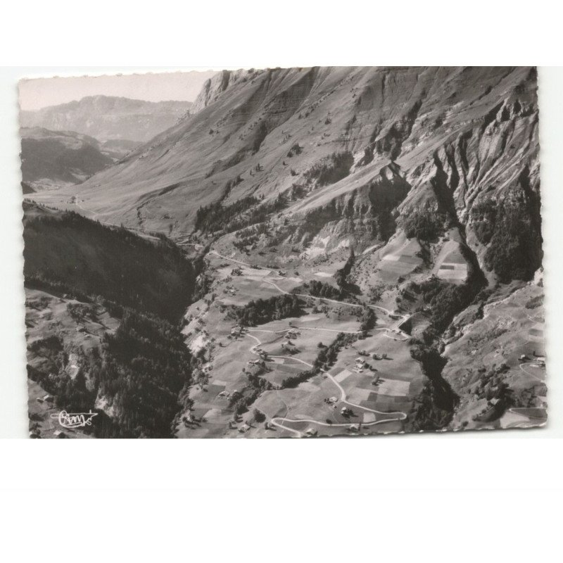 ARAVIS: col des aravis vue aérienne 10x15 - très bon état