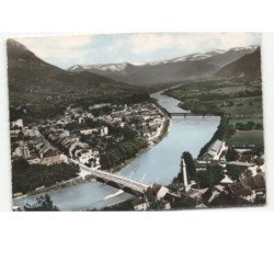 BONNEVILLE: vue panoramique vue aérienne 10x15 - très bon état