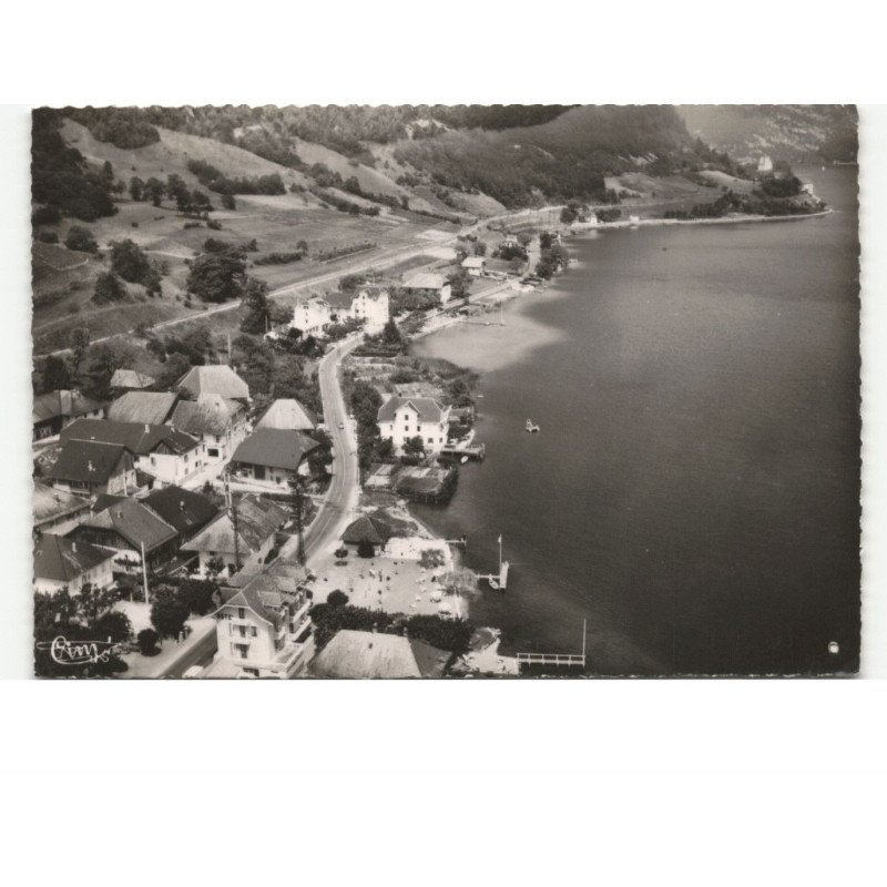 BREDANNAZ: lac d'annecy vue aérienne 10x15 - très bon état