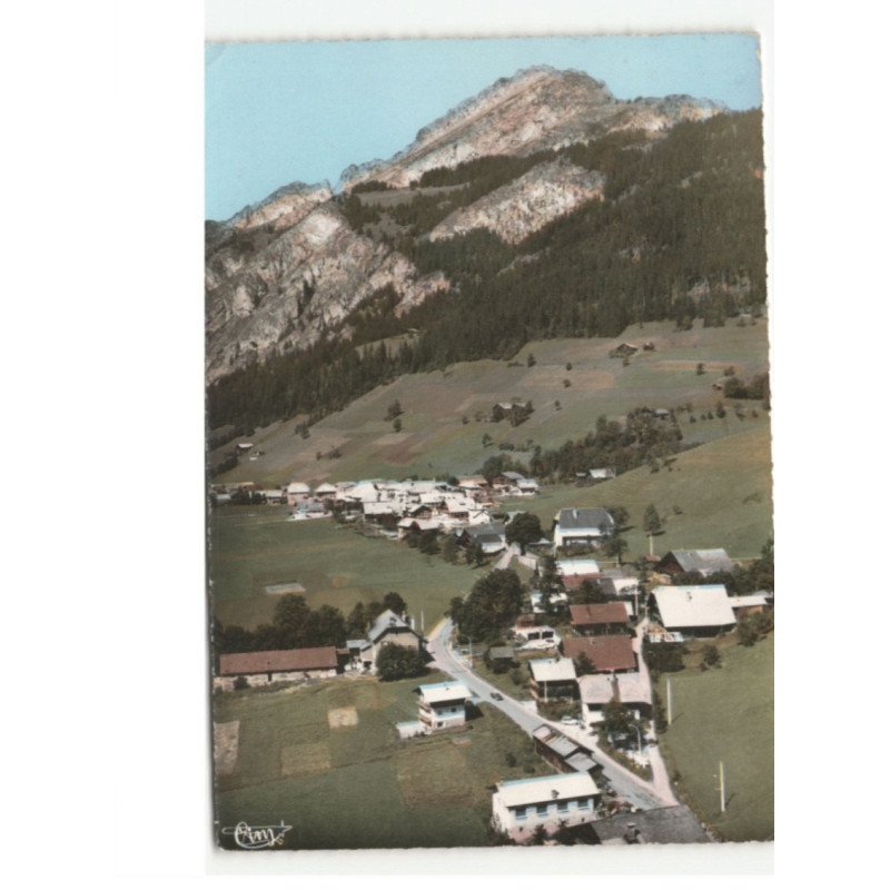 LA CHAPELLE-D'ABONDANCE: vue générale, le mont-chauffé vue aérienne 10x15 - état