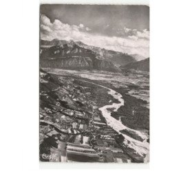 CHAMONIX: mer de glace, la vallée de l'arve vue aérienne 10x15 - état