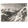 LA CLUSAZ: téléphérique de l'etale, les pistes, au fond le mont blanc vue aérienne 10x15 - très bon état