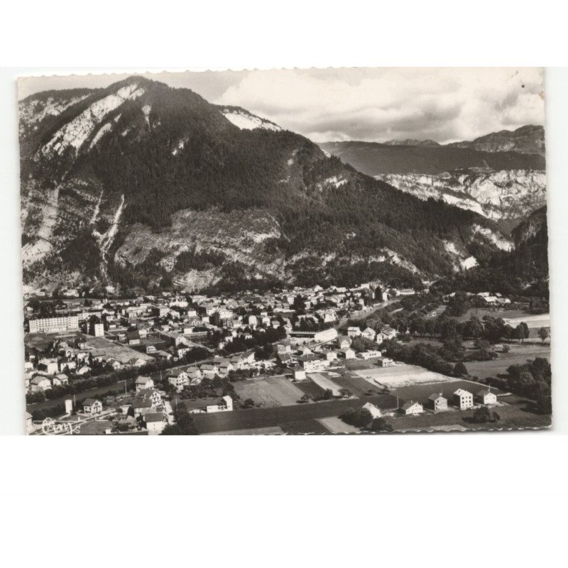 CLUSES: vue panoramique vue aérienne 10x15 - très bon état