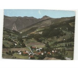 LES CLEFS: village du cropt, au fond, mont lachat vue aérienne 10x15 - très bon état