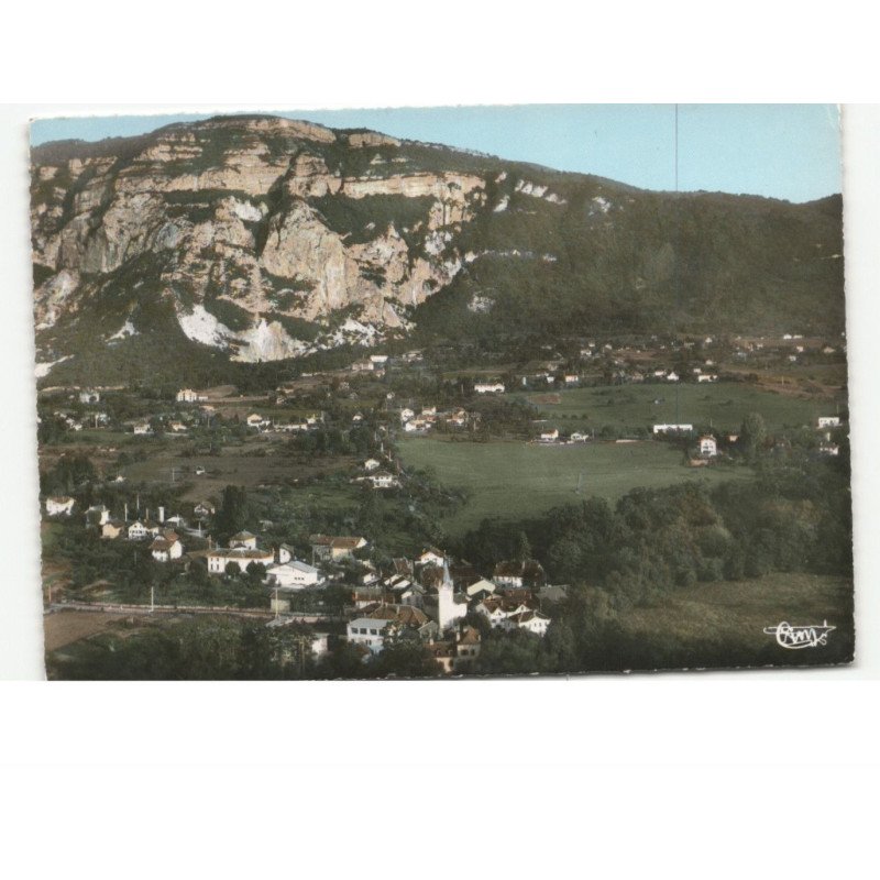 COLLONGES-sous-SALEVE: vue générale et le salève vue aérienne 10x15 - très bon état