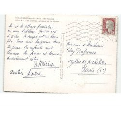 COLLONGES-sous-SALEVE: vue générale et le salève vue aérienne 10x15 - très bon état