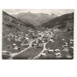 LES GETS: vue générale, pointe de nantaux vue aérienne 10x15 - très bon état