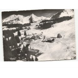 LES GETS: sports d'hiver, les chavannes, ressachaux et pointe de nyon vue aérienne 10x15 - très bon état