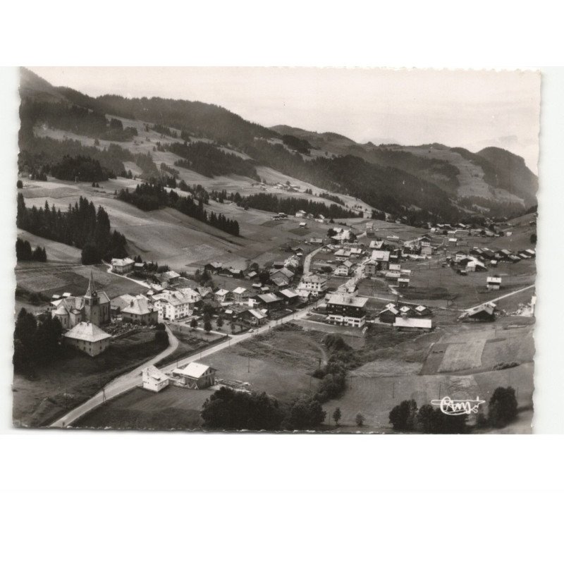 LES GETS: col des gets vue aérienne 10x15 - très bon état