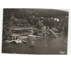 EVIAN-les-BAINS: la plage vue aérienne 10x15 - état