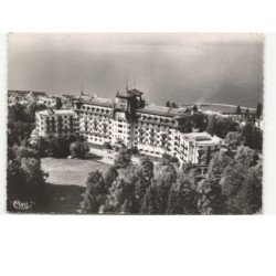 EVIAN-les-BAINS: le royal et le lac vue aérienne 10x15 - très bon état