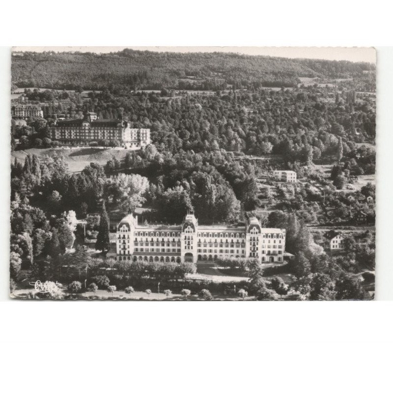 EVIAN: le splendid et le royal vue aérienne 10x15 - très bon état