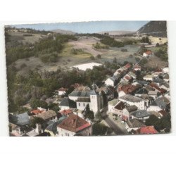 FRANGY: quartier de l'église vue aérienne 10x15 - très bon état