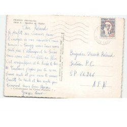 FRANGY: quartier de l'église vue aérienne 10x15 - très bon état